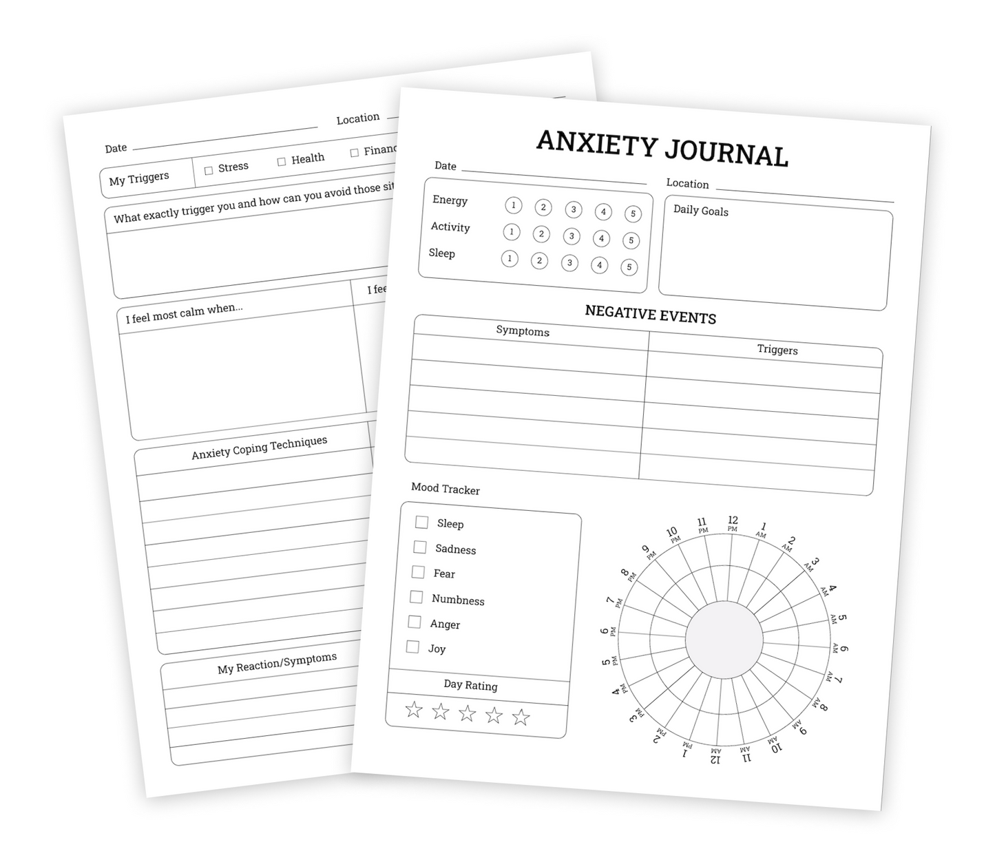 Anxiety Check-In (Free Downloadable)